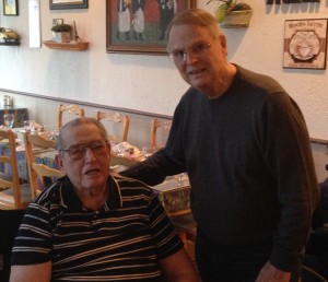 Robert Bohm and Bob Messer, Purple Heart receipents 