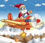 santa-in-plane